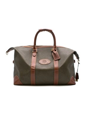 Mulberry Scotchgrain Medium Clipper Weekend Bag