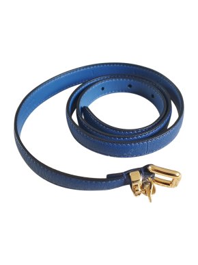 Miu Miu Blue leather Skinny Belt
