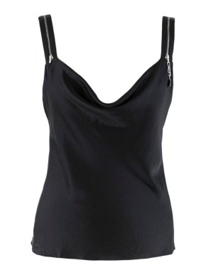 Dior Silk Camisole with Shoulder Zip Detail
