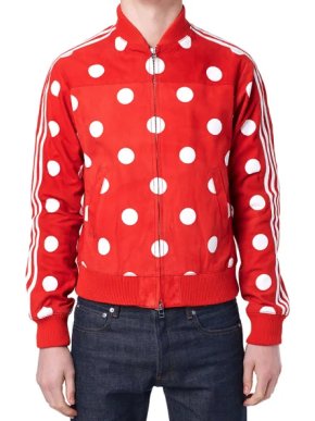 Adidas x Pharrell Big Polka Dot Leather Track Top