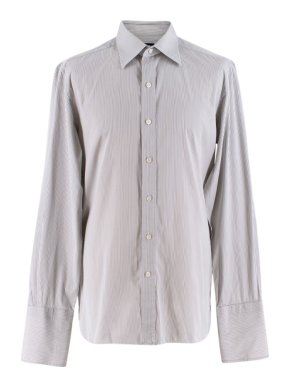 Tom Ford Grey Striped Shirt