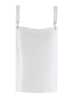 Lanvin White Pearl Strap Top