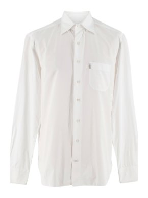 Zilli White Spread Collar Men's Shirt