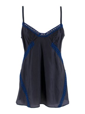 Sacai Navy Blue Cami Overlay
