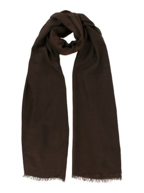 Loro Piana Brown Silk Blend Scarf
