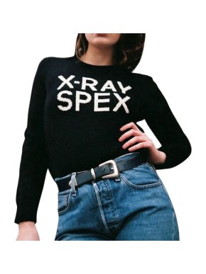 Hades X-Ray Spex Jumper in Black & White