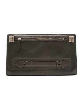 Metier Dark Brown Runaway Portfolio Buffalo Cacao