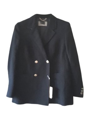 Max Mara Blue Double Breasted Jacket