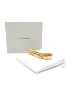 Completedworks Melted High-Energy Nut Bar Gold Plated Hair Barrette