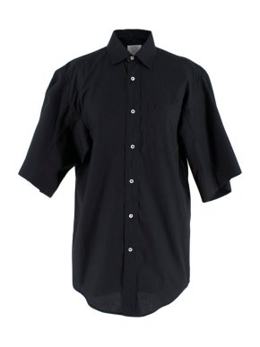 Vetements Black Cotton Short Sleeve Shirt