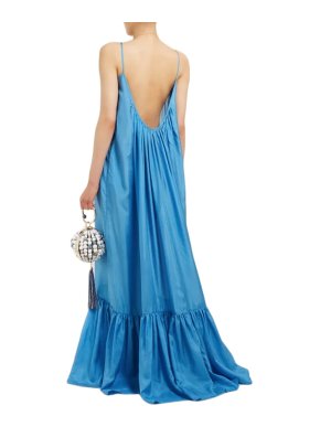 Kalita Brigitte habotai-silk maxi dress - Current