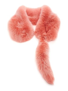 Zizi Donohoe Pink Fox Fur Celeste Stole