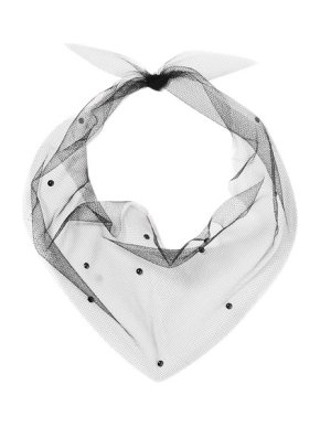 Pan & The Dream Black Swarovski Superfine Tulle Scarf