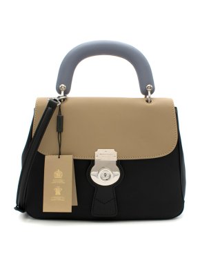 Burberry Two Tone The DK88 MD Top Handle Bag