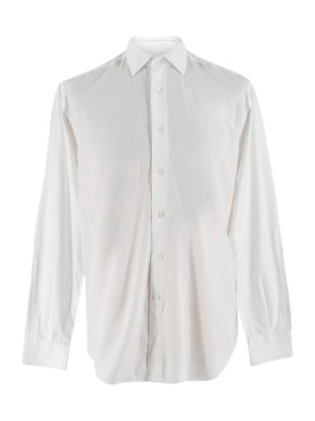 Harrods of London White Cotton Shirt