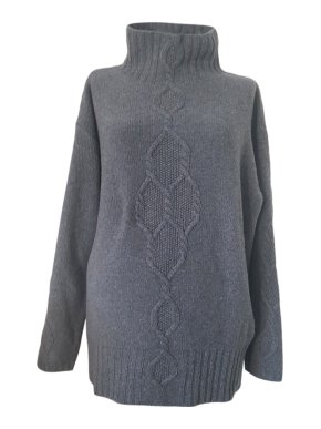 Max Mara Grey Wool & Cashmere Sweater