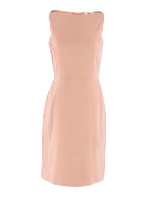 Lanvin Ete Pink Fitted Midi Dress