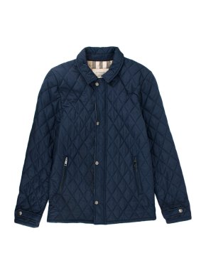 Burberry Navy Blue Quilted Jacket