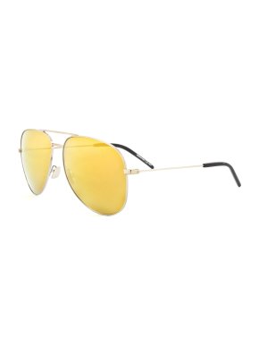 Saint Laurent Yellow Mirrored Sunglasses