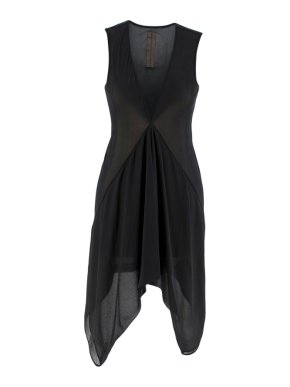 Rick Owens Black Sheer Tunic