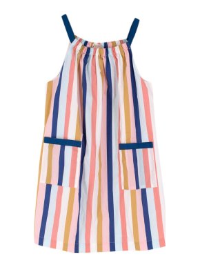Bonpoint 12Y Striped Cotton Dress