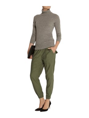 NLST Army Green Utility Jogger Trousers