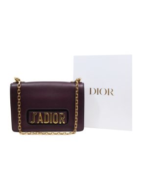 Dior Burgundy J'Adior Shoulder Bag