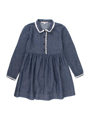 Bonpoint 6Yr Denim Shirt Dress