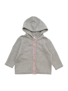 Bonpoint 18M Grey Knitted Hoodie