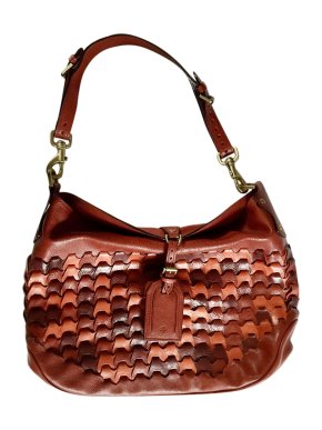 Mulberry Red Vintage Leather Hobo Bag