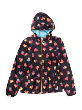 Moschino 14Y Heart Print Rain Jacket