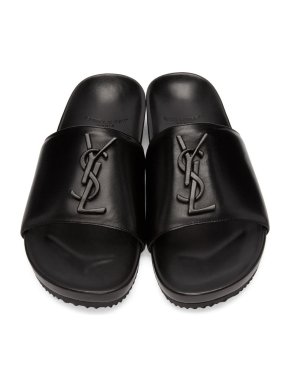 Saint Laurent Black Logo Slides