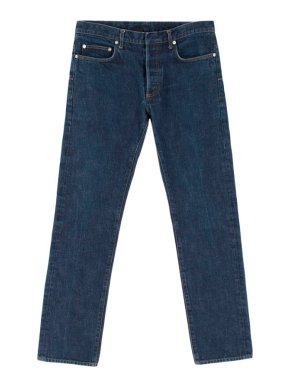 Christian Dior Blue Denim Straight Leg Jeans