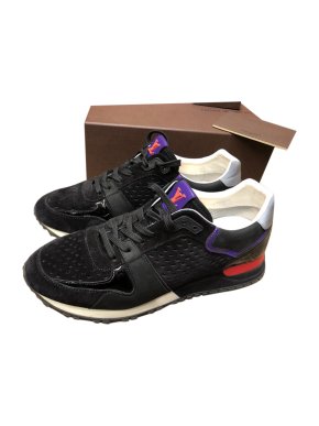Louis Vuitton Black Suede Runaway Sneakers