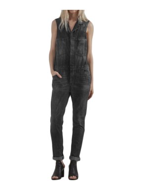 6397 Denim Black Jumpsuit