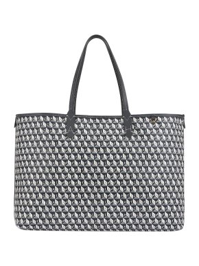 Anya Hindmarch Charcoal Recycled Coated Canvas Tote - Pre Season