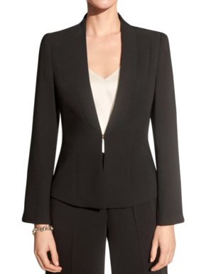 The Fold Le Marais Tuxedo Jacket in Black