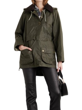 Barbour x Alexa Chung Olive Waxed Coco Jacket