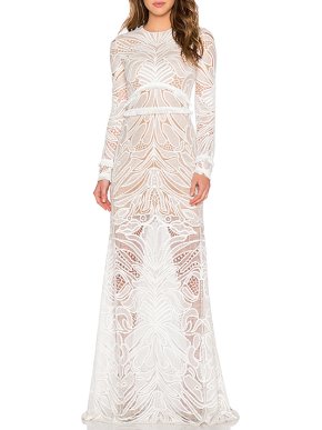 Alexis White Lace Vice Gown