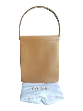 Cartier Beige Trinity Top Handle Bag