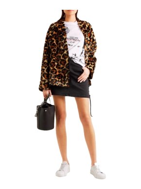 McQ by Alexander McQueen Leopard print Faux Fur Jacket