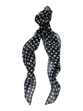 Saint Laurent sheer polkadot silk scarf