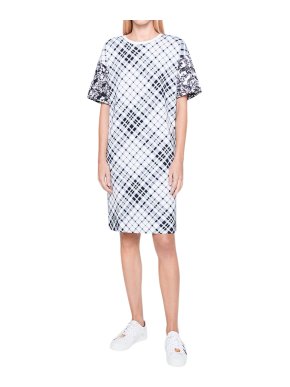 Escada french terry cotton dress
