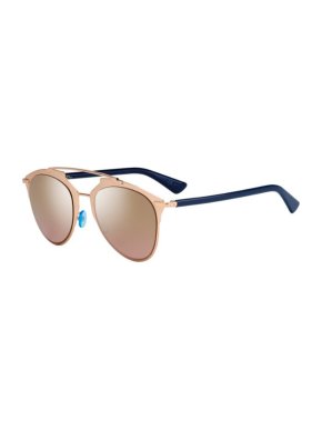 Dior Navy & Rose Gold Reflective 3210 Sunglasses