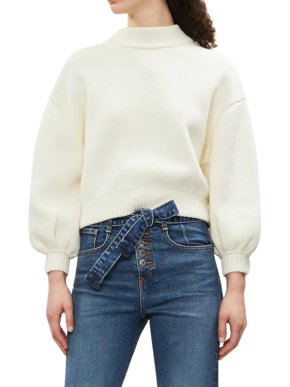 Ba&sh Austin Ecru White Jumper