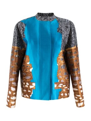 Balenciaga Paris Abstract multi Print Jacket