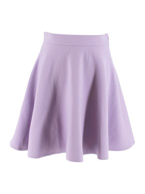 Miu Miu Lilac Wool Skater Skirt