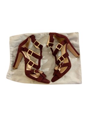 Bionda Castana Plum Suede Sandals