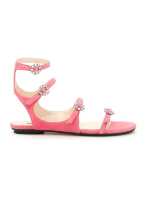Jimmy Choo Flamingo Pink Naia Sandals