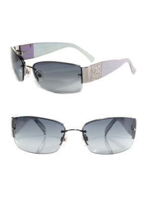 Chanel 4117B Crystal Rectangle Vintage Sunglasses